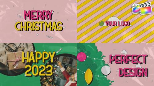 Videohive - Merry Christmas Colorful Greeting Scenes for FCPX - 42048574 - 42048574