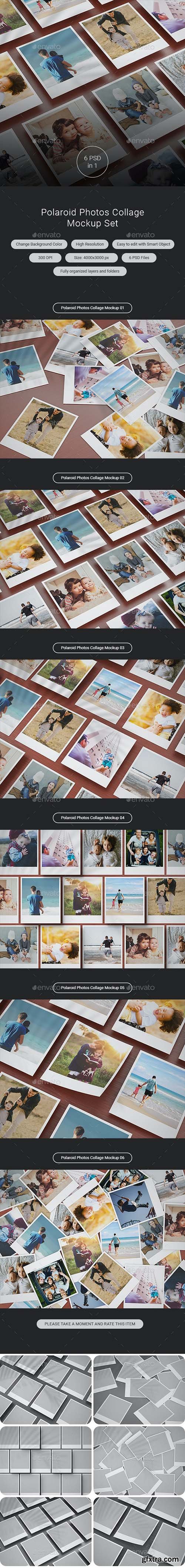 Graphicriver - Polaroid Photos Collage Mockup Set 39390996