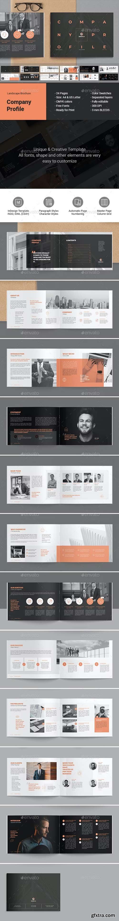 Graphicriver - Company Profile Landscape Brochure 31653191