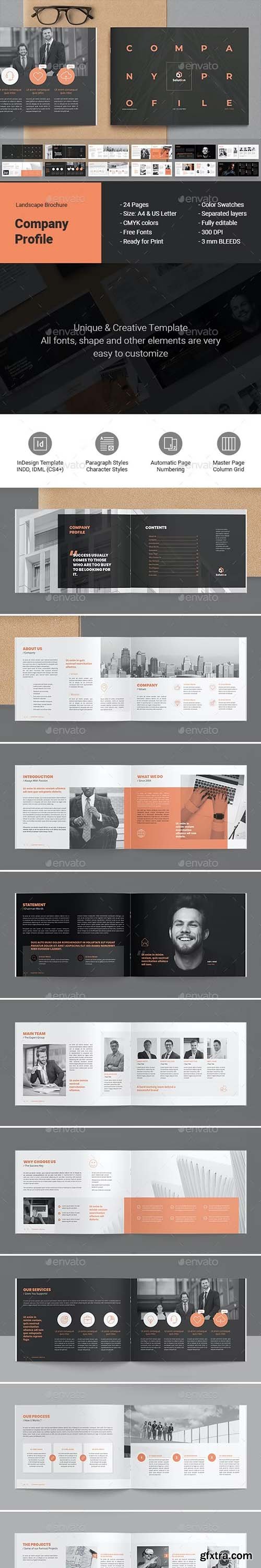 Graphicriver - Company Profile Landscape Brochure 31653191