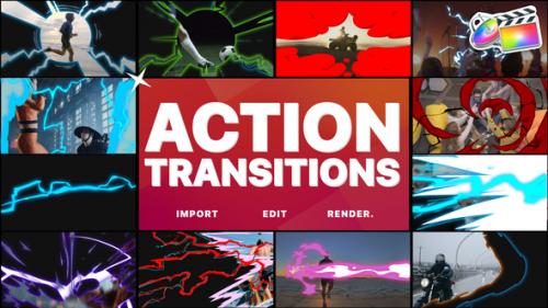 Videohive - Action Transitions | FCPX - 42061393 - 42061393