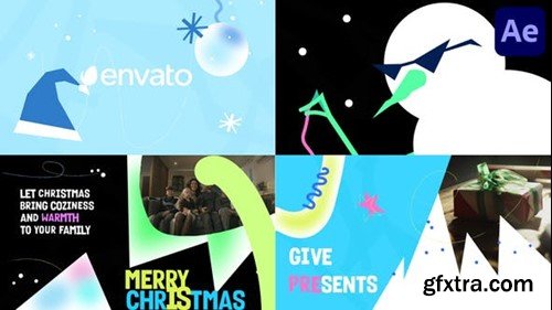Videohive Stylish Christmas Greenings Slideshow for After Effects 42047354