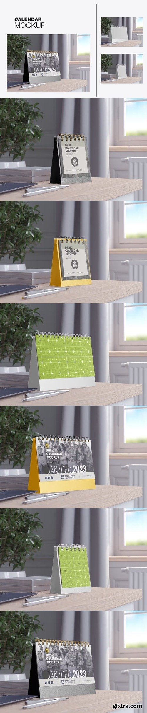 Desk Calendar Mockup