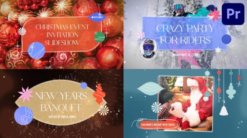 Videohive - Christmas Event Invitation Slideshow | Premiere Pro MOGRT - 42049770 - 42049770