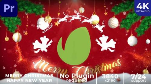 Videohive - Merry Christmas Intro || Happy New Year Intro || Happy 2023 MOGRT - 42061532 - 42061532