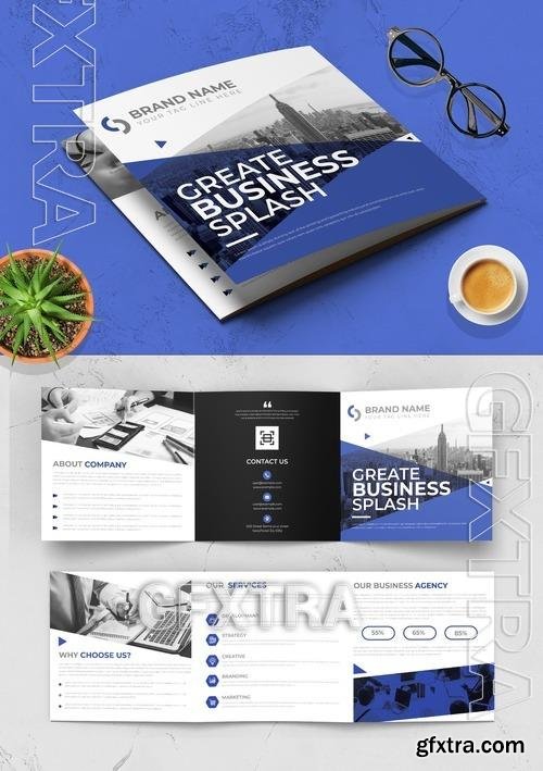 Square Trifold Brochure Layout 525675018