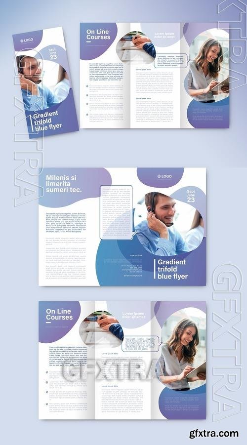 Gradient Trifold Flyer 516590956