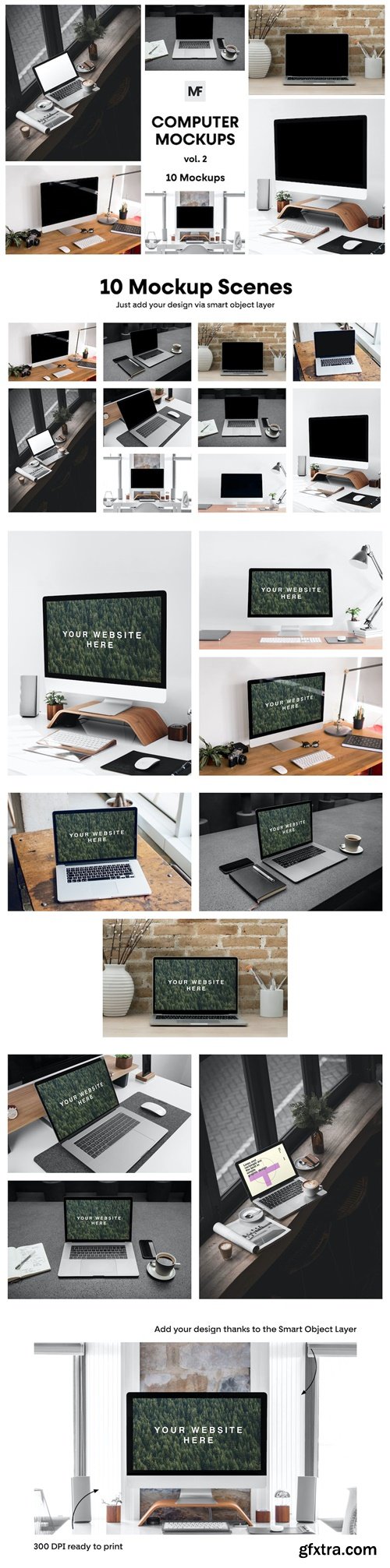 Computer Device Mockups vol.2 9E3YN5A