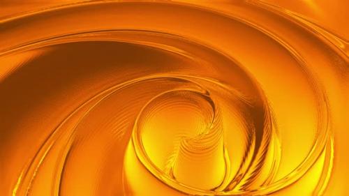 Videohive - Golden Glowing Glass Spiral Loop - 42008810 - 42008810