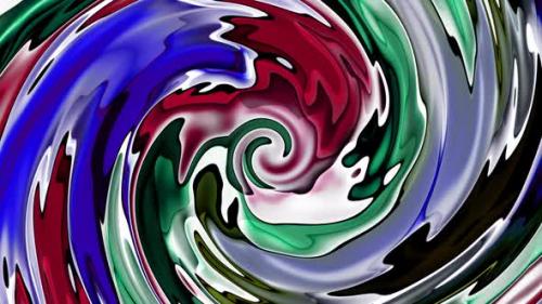 Videohive - Abstract Multicolor Swirl Liquid Background - 42008897 - 42008897