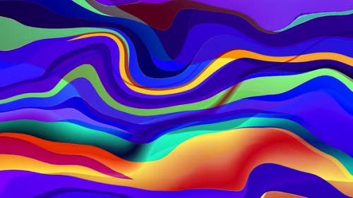 Videohive - Abstract Wavy Animated Background - 42008909 - 42008909