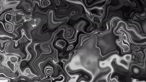 Videohive - Black White Liquid Background Animated - 42008914 - 42008914