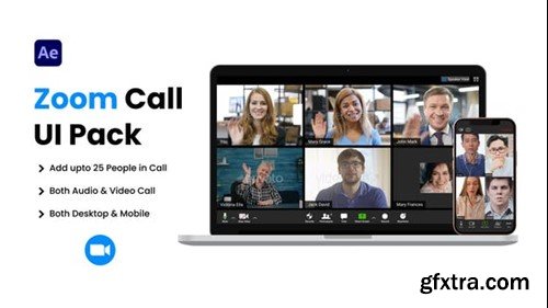 Videohive Zoom Video Conference UI Pack 36168872