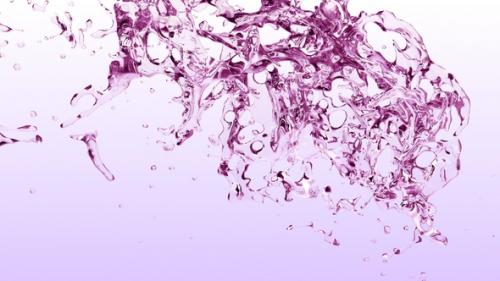 Videohive - Pink Water Splash V3 - 42013317 - 42013317