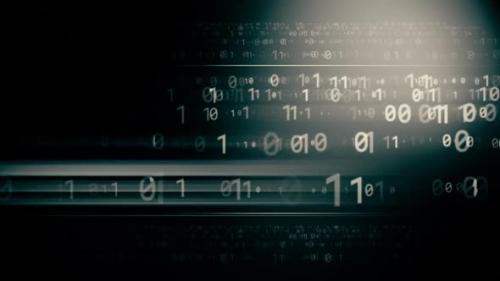 Videohive - Changing random computer code on dark background - 42014747 - 42014747