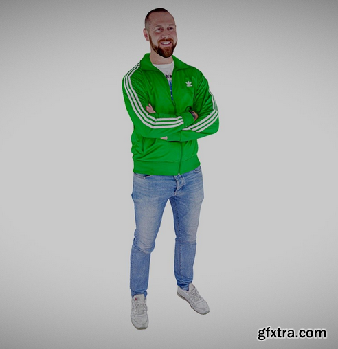 Casual  sport guy 3D  Model