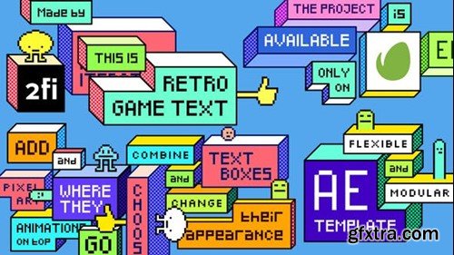 Videohive Retro Game Text 42114635