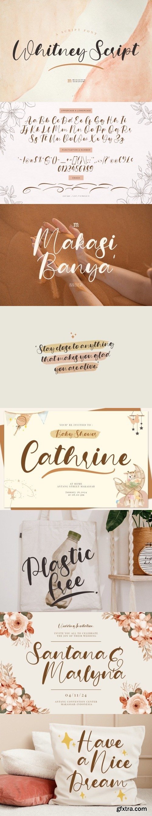 Whitney Script Font