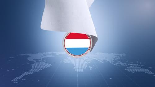 Videohive - Cloth Luxembourg Flag Reveal - 42018659 - 42018659