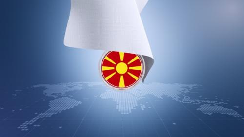 Videohive - Cloth Macedonia Flag Reveal - 42018660 - 42018660