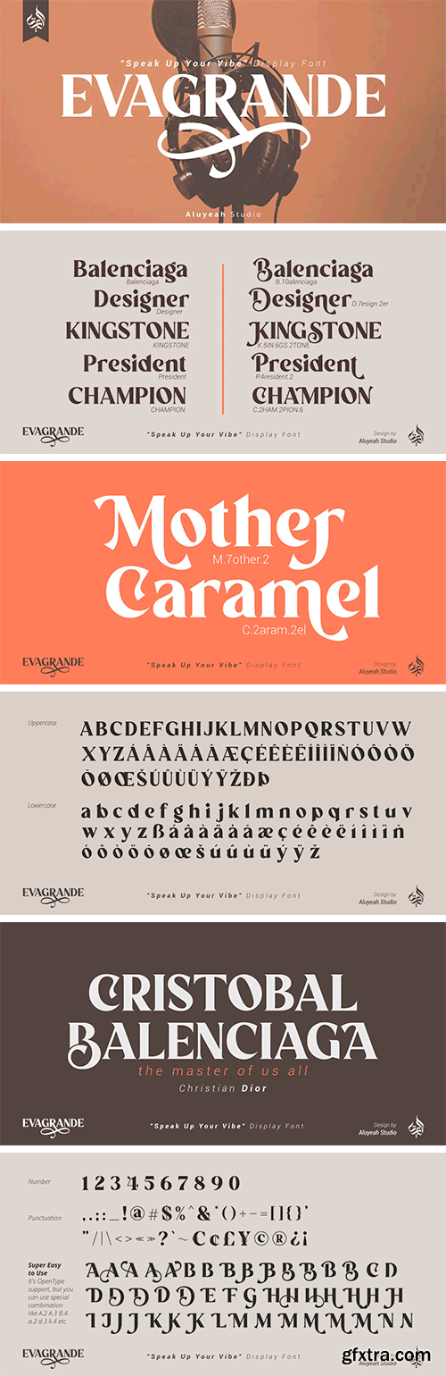 Al Evagrande Font Family