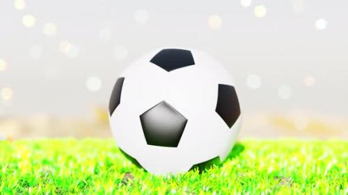 Videohive - Football On Grass 02 4K - 42018735 - 42018735