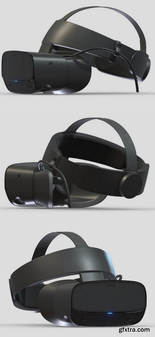 Oculus Rift S VR Headsets 3D Model