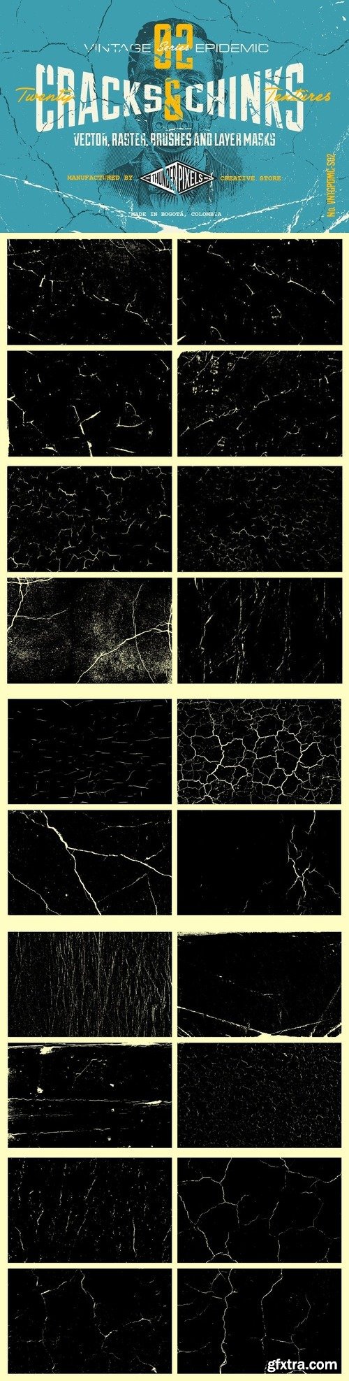 20 Cracks & Chinks Textures - VES02