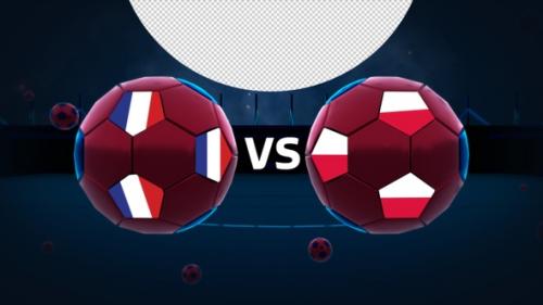 Videohive - France Vs Poland Football Vs Card - 42018977 - 42018977