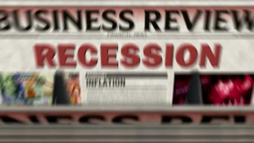 Videohive - Recession and business crisis newspaper printing press - 42021312 - 42021312
