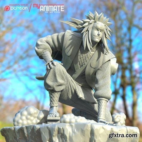 Jiraiya my Animate hero – 3D Print