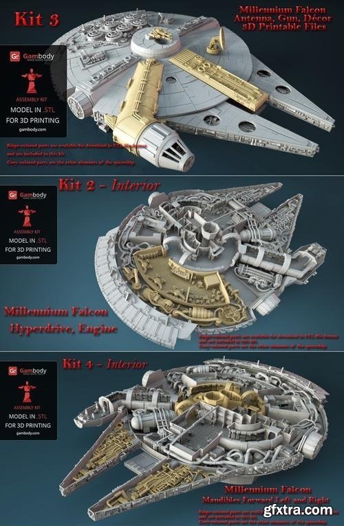 Millenium Falcon Full kit – 3D Print