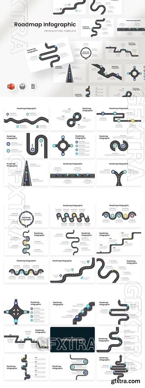 Roadmap Infographic - Powerpoint Template LYGXTWN