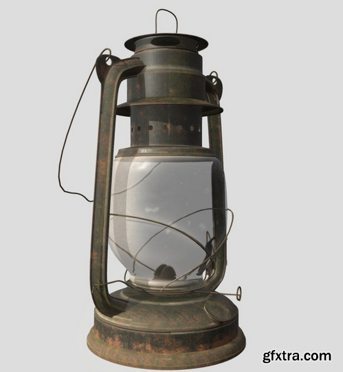 Old Lamp 3D Model