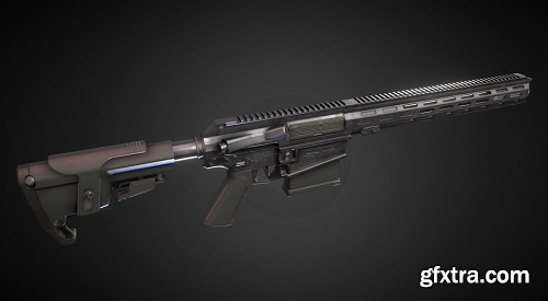 CROM CR-7 500 Blackout 3D Model