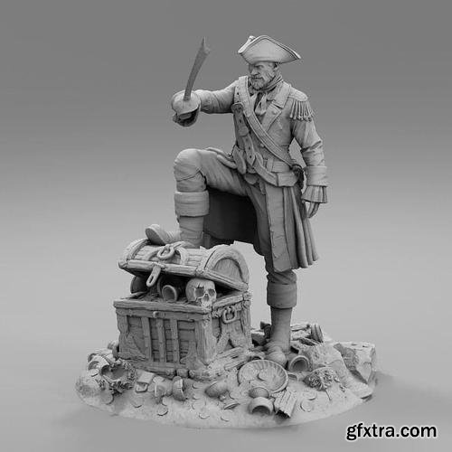 Pirate Diorama (New) – 3D Print