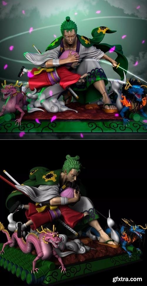 Zoro And Toko – 3D Print