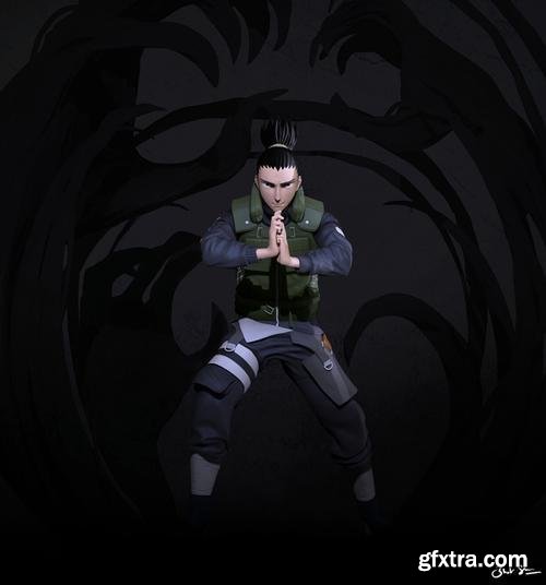 Shikamaru Nara dragon Shadow – 3D Print