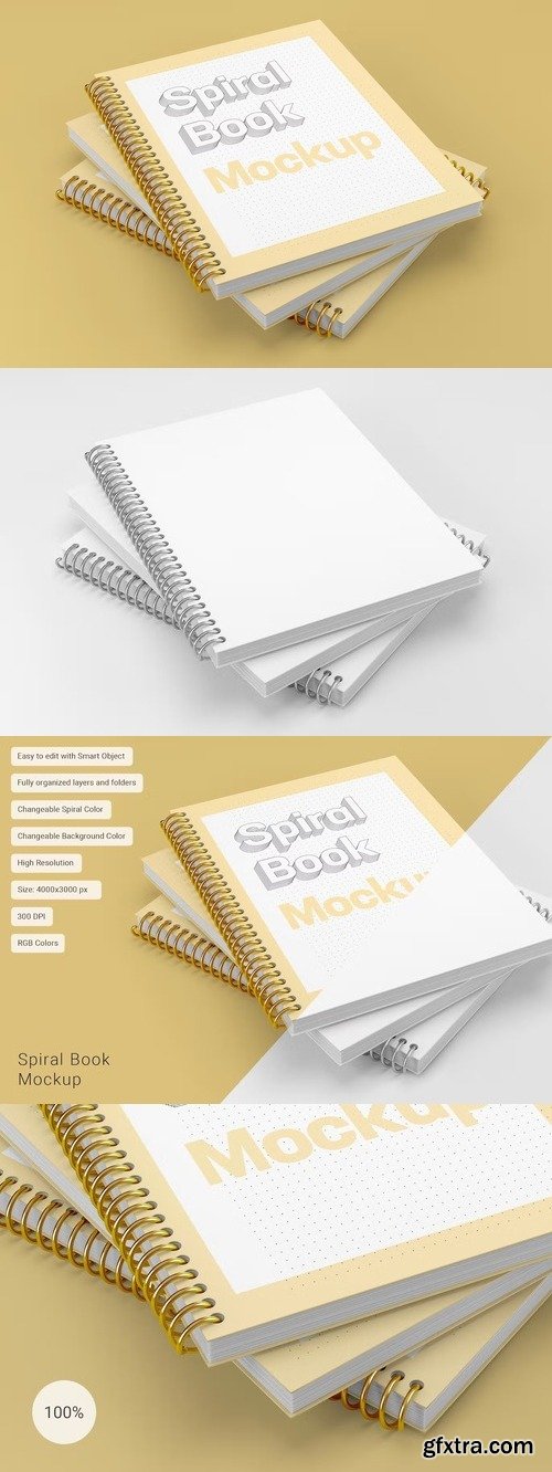 Spiral book mockup 2