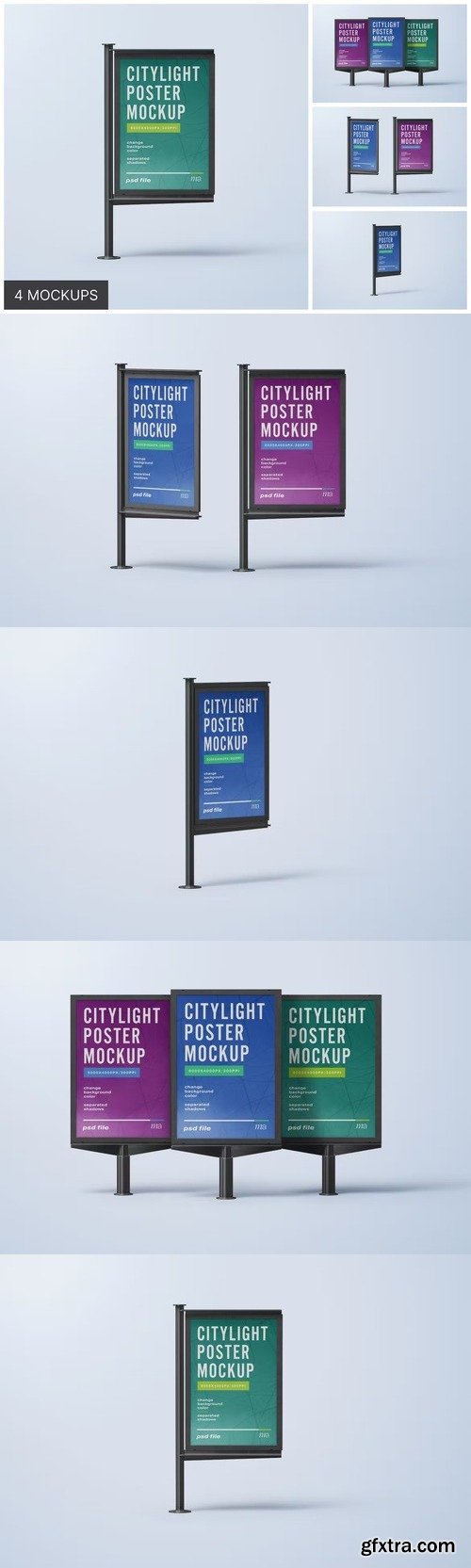 Citylight poster mockup