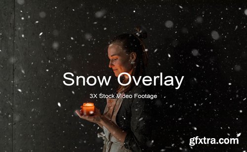 Snow Overlay - Stock Video Footages