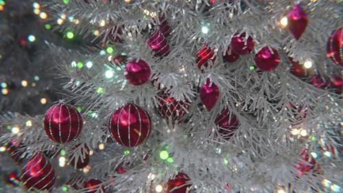 Videohive - Silver Christmas Tree With Decorations - 42114109 - 42114109