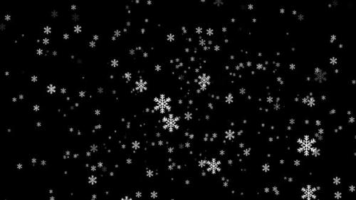 Videohive - Winter Snowflakes Falling - 42154740 - 42154740