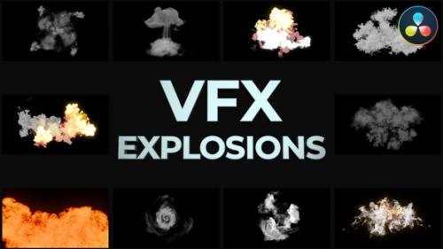 Videohive - VFX Explosions for DaVinci Resolve - 42095486 - 42095486