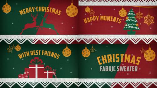 Videohive - Christmas on Fabric Sweater - 42162817 - 42162817