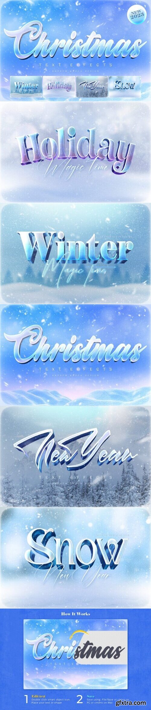 Christmas Text Effects