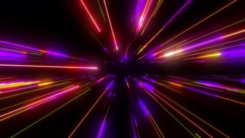 Videohive - Cyber punk Neon Tunnel - 42100020 - 42100020