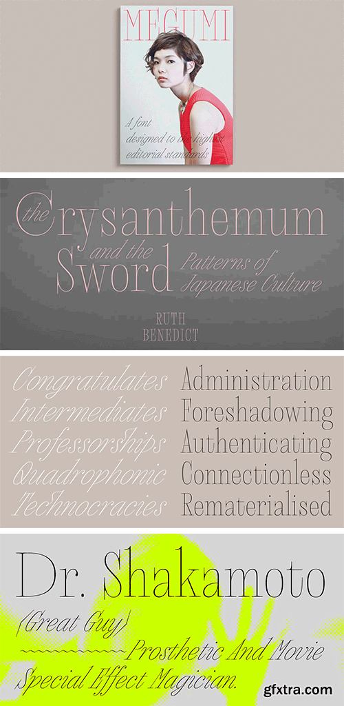 Megumi Font Family