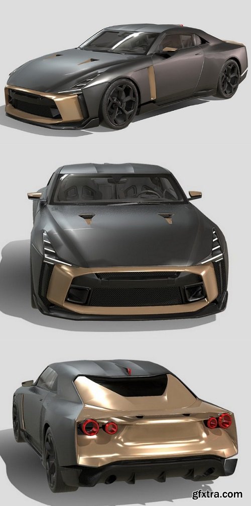 Nissan gt r50 3D Model