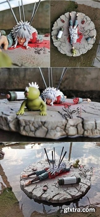 Jirayas Dead Scene Naruto – 3D Print